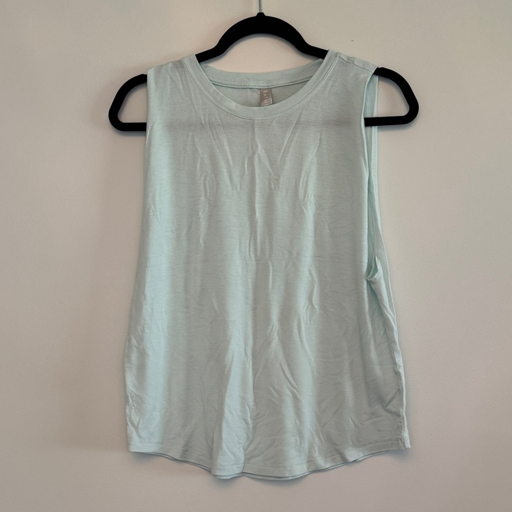 Athleta Light Green Muscle Tee